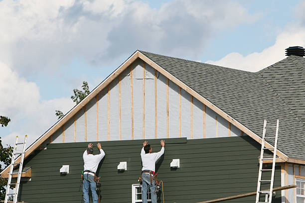 Professional Siding Contractor technician working in Linesville, PA